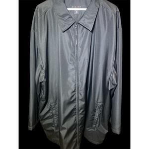 Synrgy Men’s Black Zip-Up Jacket Size 4XLT